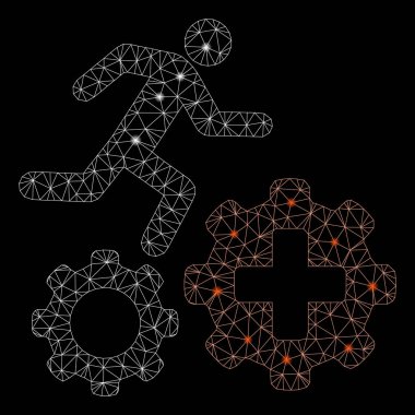 Flare Mesh Ağ Runner Tedavi Süreci Dişliler Flare Noktalar ile