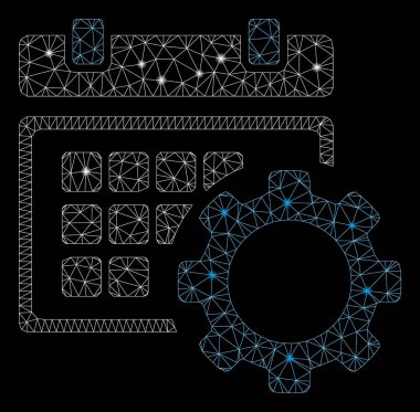 Flare Mesh 2d Zamanlama Seçenekleri Parlama Noktalar ile