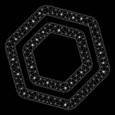 Işık Noktalar ile Parlayan Örgü 2d Vida Somun