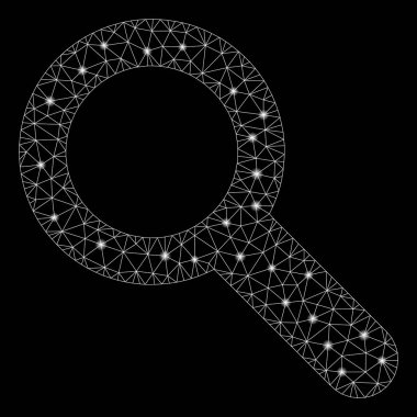 Flare Spotlar ile parlama Mesh karkas arama