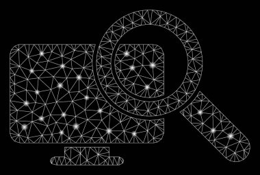 Flare Mesh Karkas Arama Bilgisayar Flare Spotlar ile