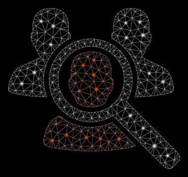 Flash Spotlu Parlak Kafes Karkas Arama Hasta