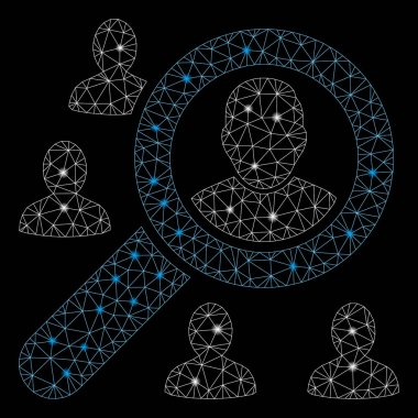 Flare Spotlu Flare Mesh Ağ Arama Kullanıcıları