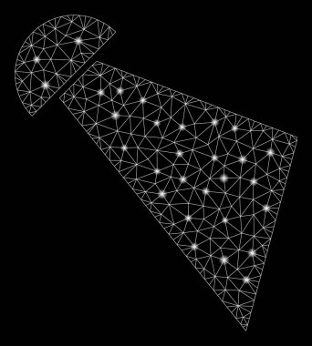 Flaş Spotlar ile Parlayan Örgü Tel Çerçeve Projektör Kiriş