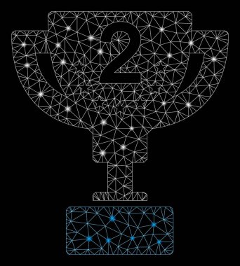 Flare Mesh 2d İkincilik Ödülü Kupası Flare Spotlar ile