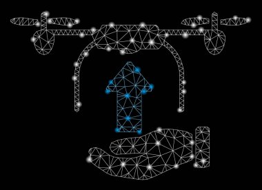Flare Mesh 2d Flash Spotlar ile Drone El gönder