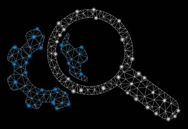 Parlama Noktalar ile Parlak Örgü Ağ Seo Araçları