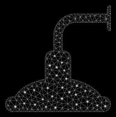 Flare Spotlar ile flare Mesh 2D duş başlığı