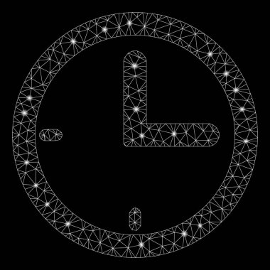 Flare Spotlar ile flare Mesh tel çerçeve süresi