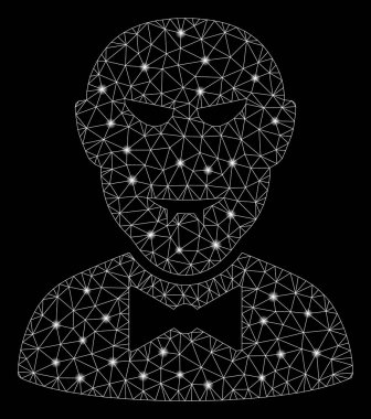 Flare Spotlar ile Flare Örgü Tel Çerçeve Vampir