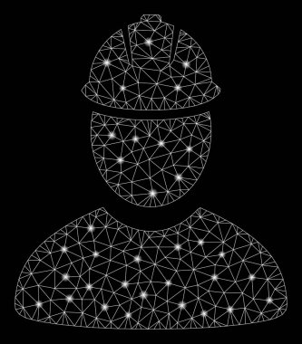 Flare Mesh 2d İşçi Parlama Noktalar ile