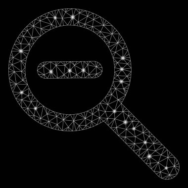 Flare Örgü Tel Çerçeve İşaretnoktalar ile Zoom Out