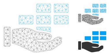Program Hizmeti El Vektör Örgü Ağ Modeli ve Üçgen Mozaik Simgesi