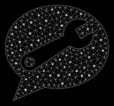 Flash Spotlu Parlak Kafes 2d Servis Mesajı