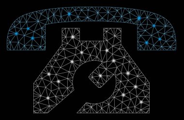 Flare Spotlu Flare Mesh Ağ Servis Telefonu