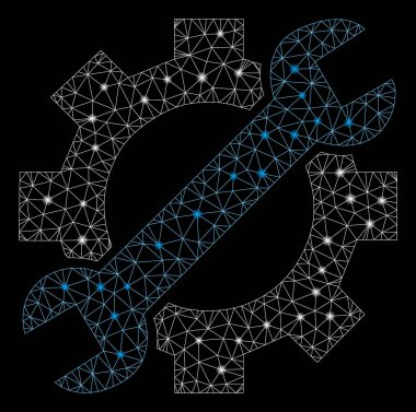 Flare Spotlar ile flare Mesh karkas servis araçları