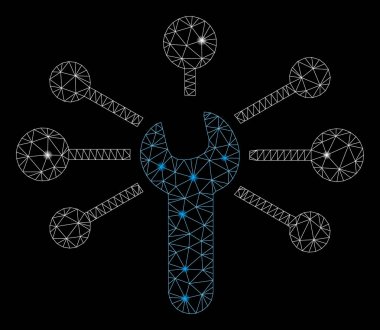 Flare Örgü Tel Çerçeve Servis Anahtarı İlişkileri Ile Flare Spotlar