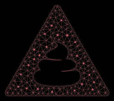 Glowing Mesh Carcass Shit Danger with Flare Spots