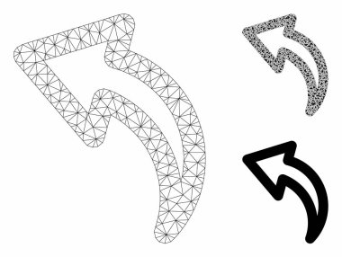 Geri Ale Hesa Karkas Modeli ve Üçgen Mozaik Simgesi