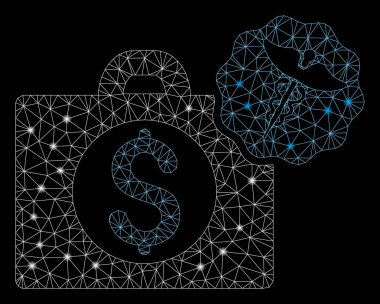 Flare Spotlar ile parlama Mesh 2D tıbbi Iş