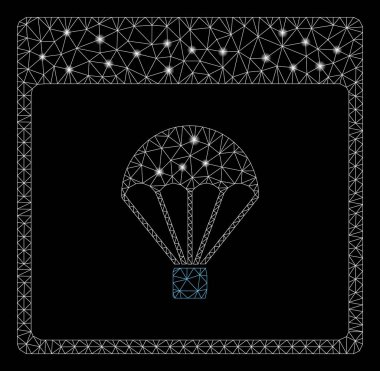 Flare Mesh Ağ Paraşüt Takvim Sayfası Flare Spotlar ile