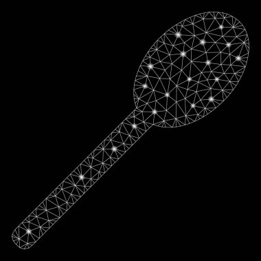 Flare Mesh 2d Kaşık Parlama Noktalar ile