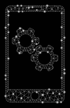 Flare Mesh 2d Akıllı Telefon Dişli Seçenekleri Flare Spotlar ile