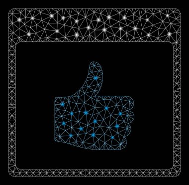 Flare Mesh Karkas Başparmak kadar Takvim Sayfası Parlama Noktalar ile