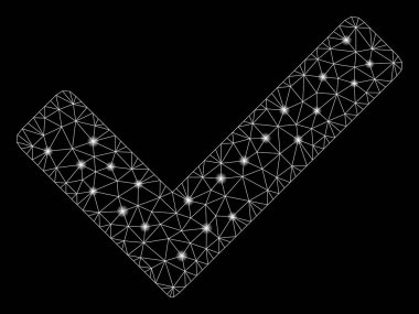 Parlama Noktalar ile Parlak Mesh 2d Ok