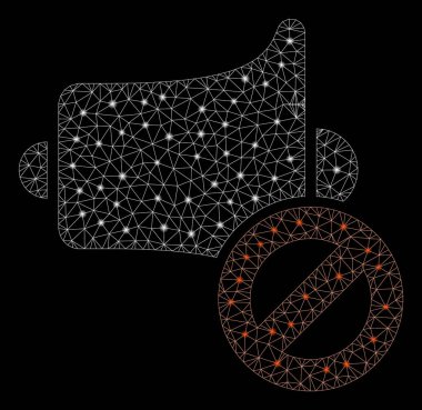 Parlama Noktalar ile Parlak Örgü 2d Mute