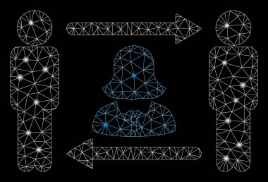 Flare Örgü Tel Çerçeve Swingers Exchange Lady Flare Noktalar ile