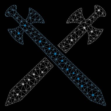 Flare Spotlu Fişek Kafes Tel Çerçeve Kılıçları