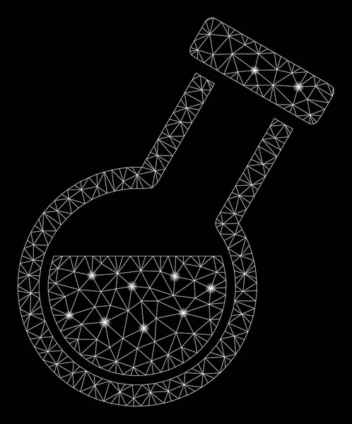 Flare Spotlu Fişek Kafes Tel Çerçeve Retort