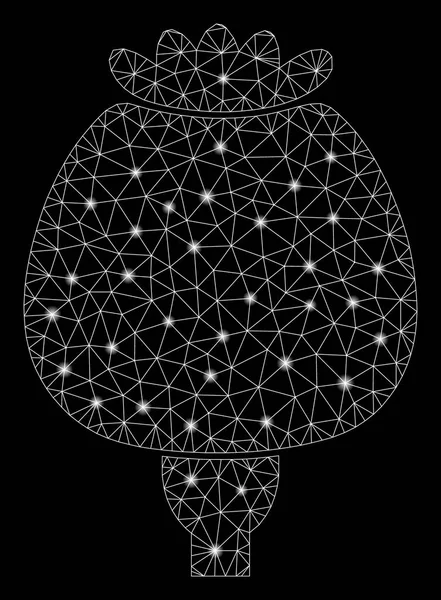 Flare Mesh 2d Afyon Haşhaş Flare Noktalar ile