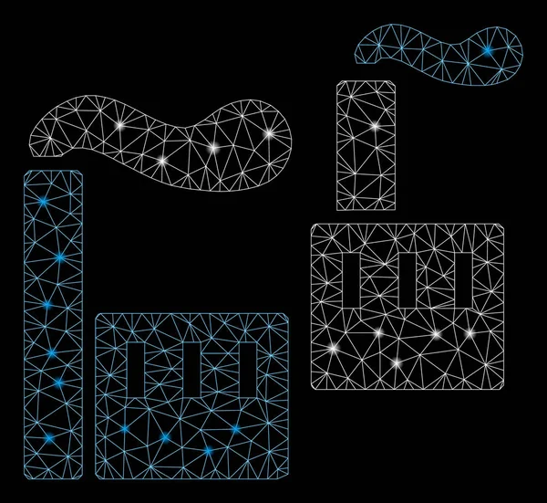 Flash Spotlar ile Flare Mesh Ağ Sigara Sanayi
