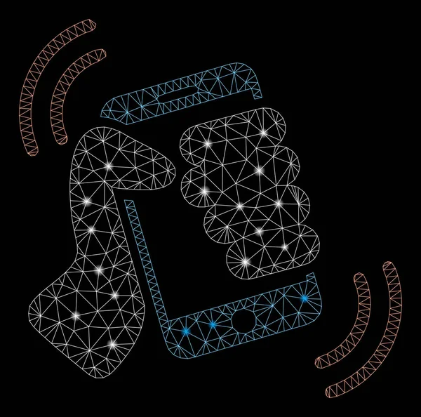 Flare Spotlu Fişek Kafes Tel Çerçeve Litelefon Halkası