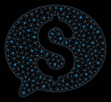 Flash Spotlu Parlayan Mesh 2d Para Mesajı