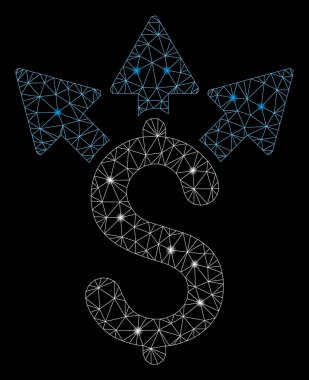 Flare Spotlar ile flare mesh ağ bölünmüş ödeme