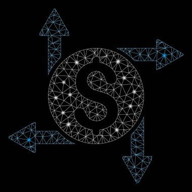 Flare Mesh Ağ Flare Spotlar ile Para Harcama