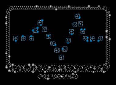 Flare Spotlar ile Flare Mesh Ağ Darbe İzleme