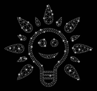 Flare Mesh Karkas Smile Ampul Flare Spotlar ile