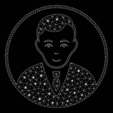 Flare Mesh 2d Yuvarlak Gentleman Flare Noktalar ile