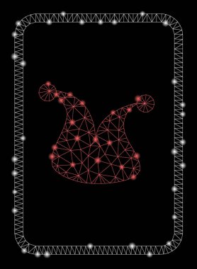 Flare Spotlu Fişek Kafes Tel Çerçeve Joker Kumar Kartı