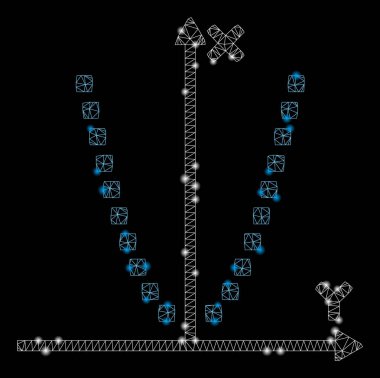 Flare Spotlar ile flare Mesh 2D parabol Plot