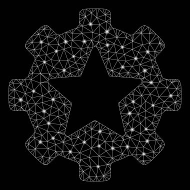 Flare Mesh 2d Star Sık Seçenekleri Dişli Flare Spotlar ile