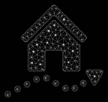 Işık Spotları ile Parlak Örgü Ağ Realty Trend