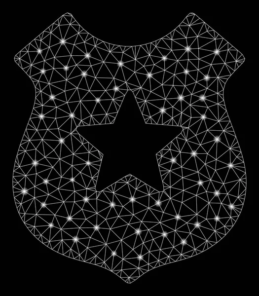 Flare Mesh Ağ Polis Kalkanı Flare Noktalar ile