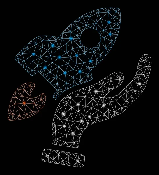 Işık Lekeleri ile Parlak Örgü 2d Başlangıç