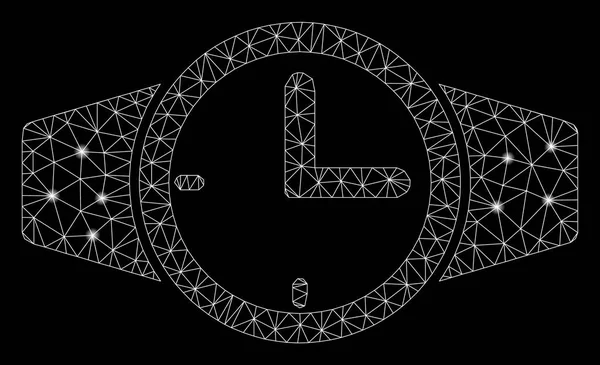 Flash Spotlu Parlak Örgü Karkas Saatler