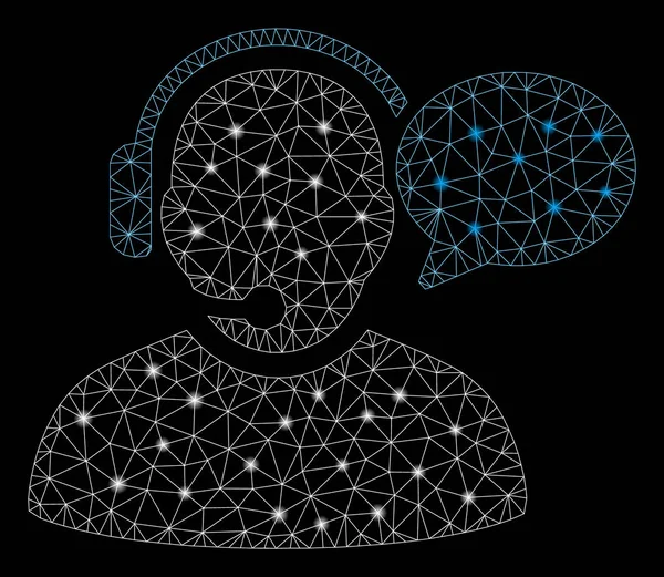 Işık Noktalı Parlak Kafes Karkas Operatörü Mesajı